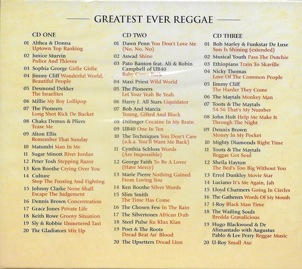 Various : Greatest Ever! Reggae (The Definitive Collection) (3xCD, Comp + Box)