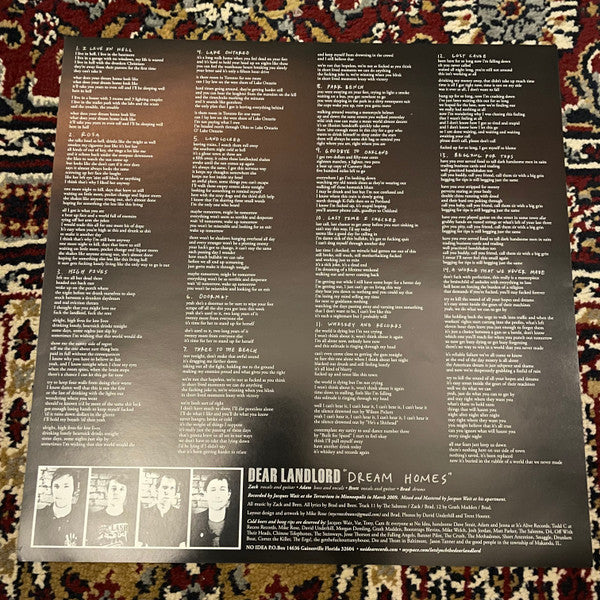 Dear Landlord : Dream Homes (LP, Album, RP, Ran)