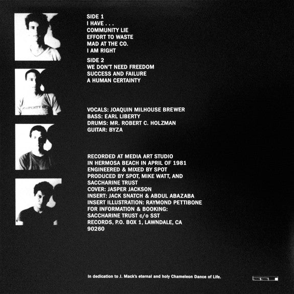 Saccharine Trust : Paganicons (12", RE)