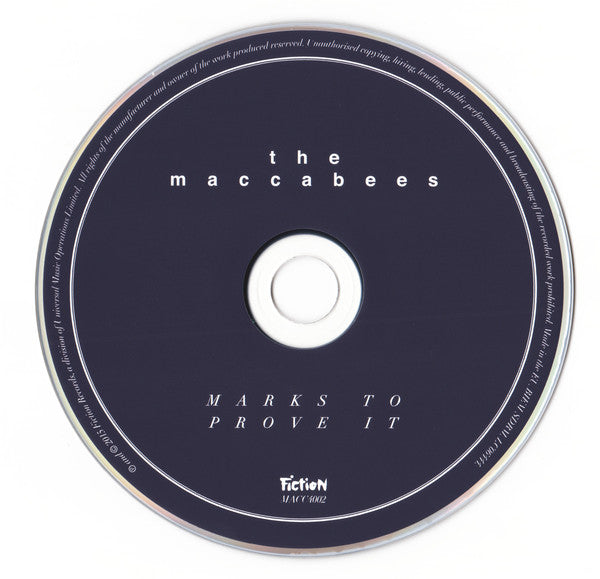 The Maccabees : Marks To Prove It  (CD, Album)
