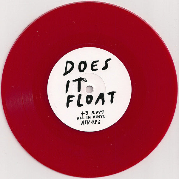 Stay Clean Jolene / Does It Float : Stay Clean Jolene / Does It Float (7", Red)