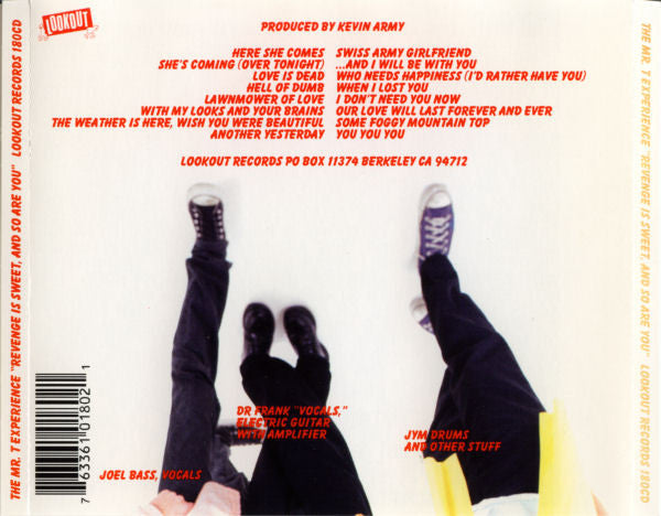 The Mr. T Experience : Revenge Is Sweet, And So Are You (CD, Album)