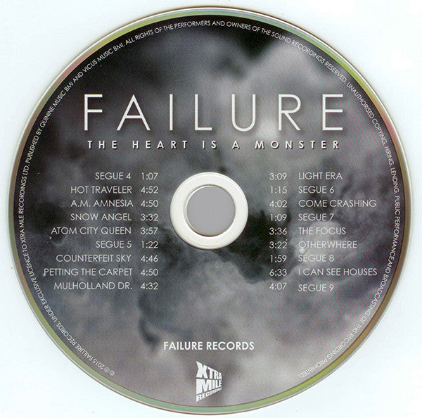 Failure : The Heart Is A Monster (CD, Album, Dig)