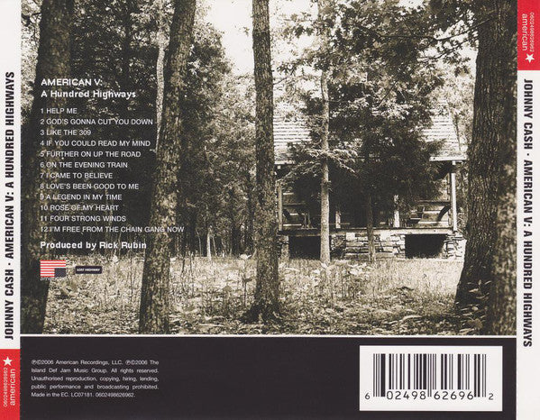 Johnny Cash : American V: A Hundred Highways (CD, Album)