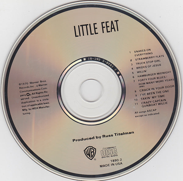 Little Feat : Little Feat (CD, Album, RE)