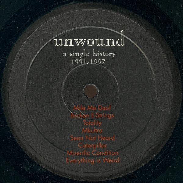 Unwound : A Single History 1991 - 1997 (LP, Comp)