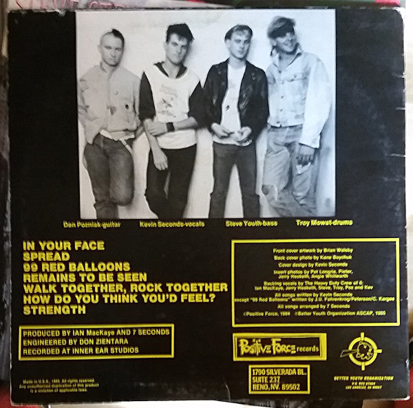7 Seconds : Walk Together, Rock Together (12", MiniAlbum)