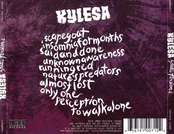 Kylesa : Static Tensions (CD, Album)