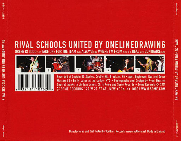 Rival Schools United By Onelinedrawing : Rival Schools United By Onelinedrawing (CD, EP)