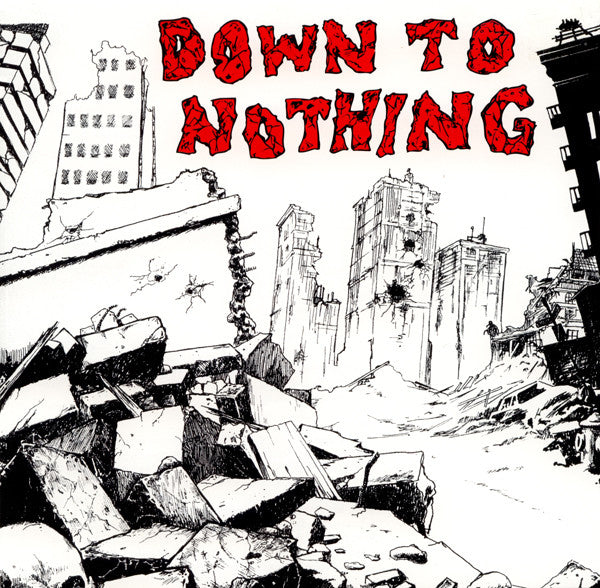Down To Nothing : Down To Nothing (7", EP, Red)