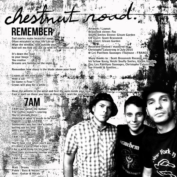 Gleam Garden / Chestnut Road : Gleam Garden / Chestnut Road (7", Gre)