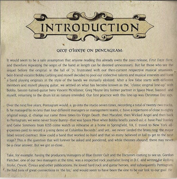 Pentagram : First Daze Here Too - The Vintage Collection - (2xCD)