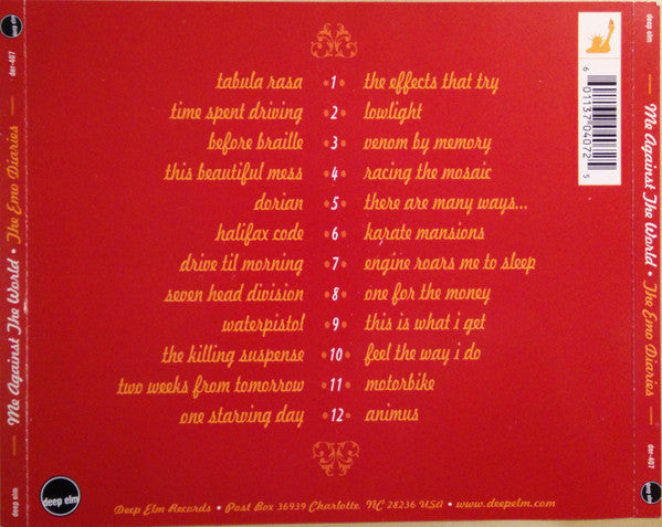 Various : The Emo Diaries Chapter Seven: Me Against The World (CD, Comp)