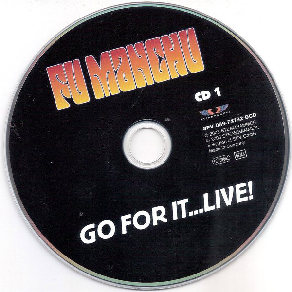 Fu Manchu : Go For It...Live! (2xCD, Album)