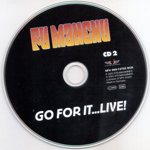 Fu Manchu : Go For It...Live! (2xCD, Album)