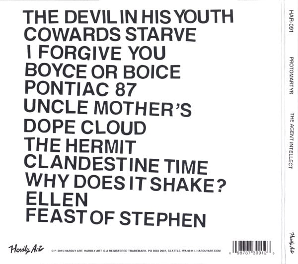 Protomartyr (2) : The Agent Intellect (CD, Album)