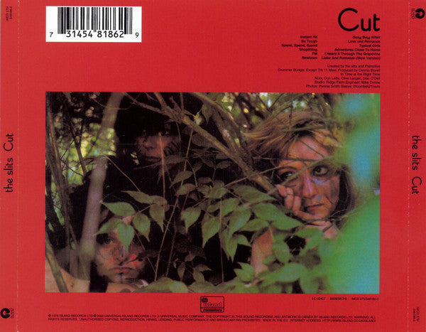 The Slits : Cut (CD, Album, RE, RM, EDC)
