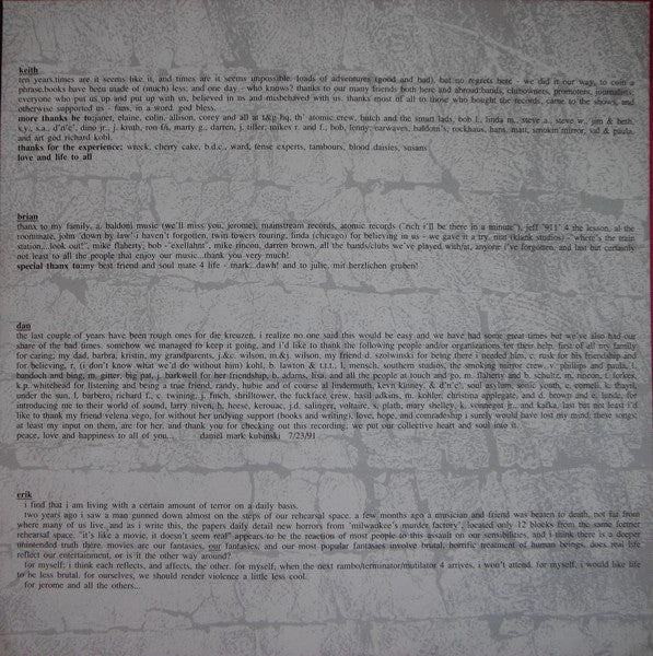 Die Kreuzen : Cement (LP, Album)