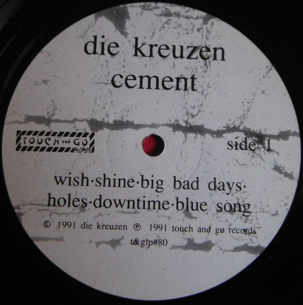 Die Kreuzen : Cement (LP, Album)