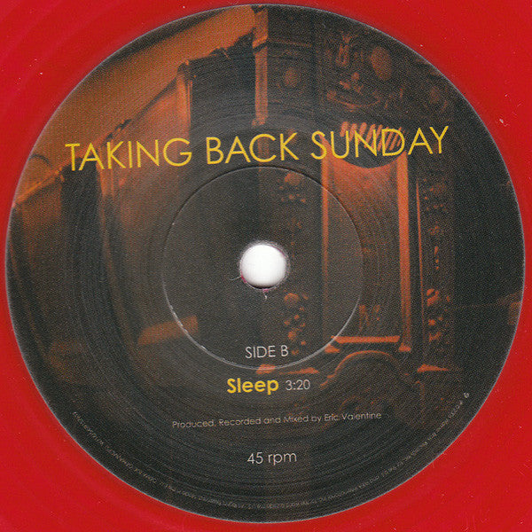 Taking Back Sunday : MakeDamnSure (7", Single, Red)
