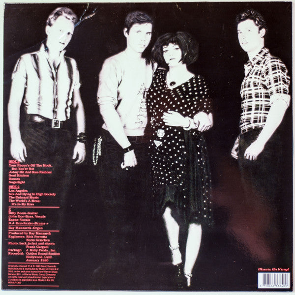 X (5) : Los Angeles (LP, Album, RE, 180)