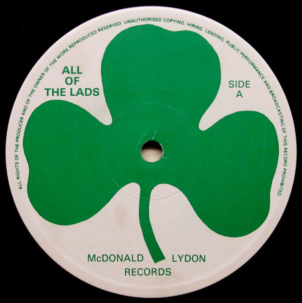 4" Be 2" : All Of The Lads (12")