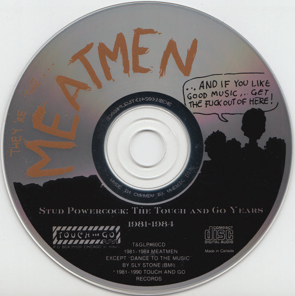 The Meatmen* : Stud Powercock: The Touch And Go Years 1981-1984 (CD, Comp, RE)