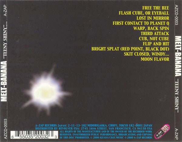 Melt-Banana : Teeny Shiny (CD, Album)