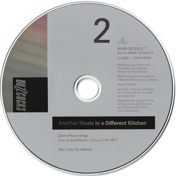 Buzzcocks : Another Music In A Different Kitchen (S/Edition, Jew + CD, Album, RE, RM + CD, Comp, RM)
