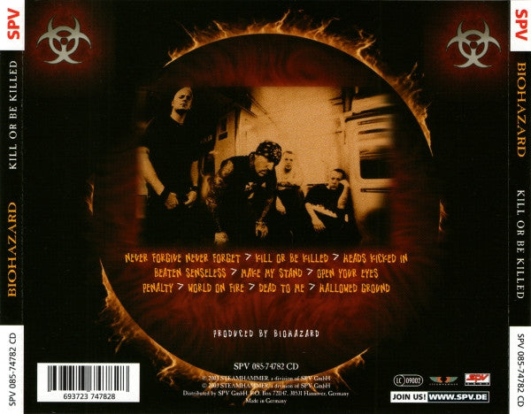 Biohazard : Kill Or Be Killed (CD, Album)