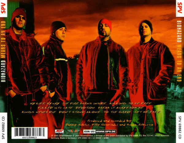 Biohazard : Means To An End (CD, Album)