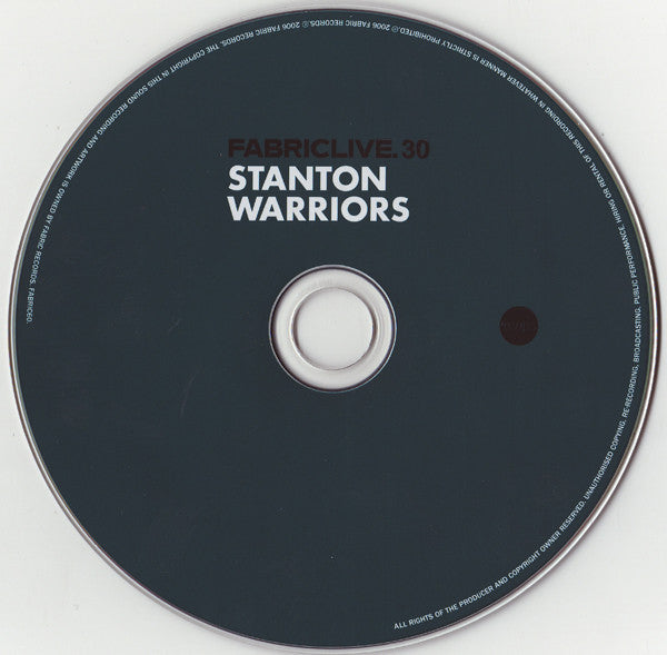 Stanton Warriors : FabricLive. 30 (CD, Mixed)