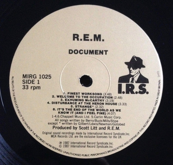R.E.M. : Document (LP, Album)