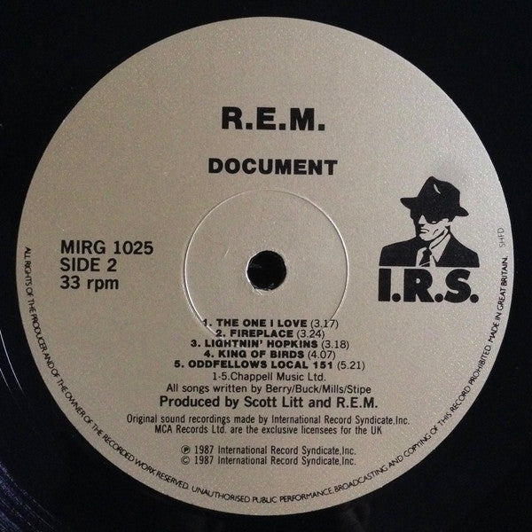 R.E.M. : Document (LP, Album)