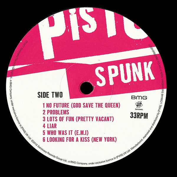 Sex Pistols : Spunk (LP, Album, RE)