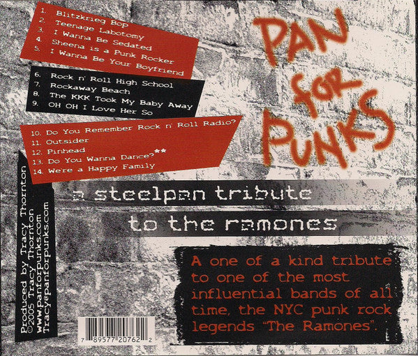 Tracy Thornton : Pan For Punks: A Steelpan Tribute To The Ramones (CD + DVD)