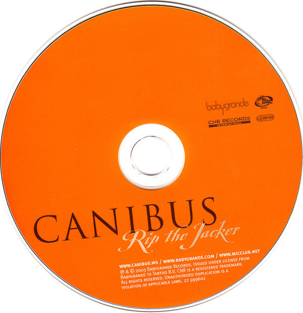 Canibus : Rip The Jacker (CD, Album)