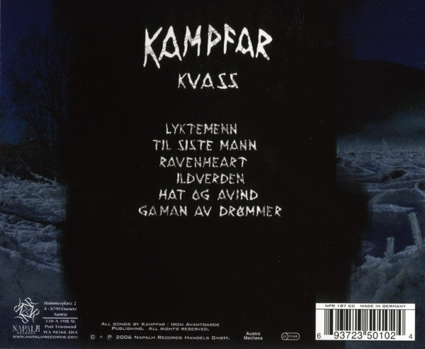 Kampfar : Kvass (CD, Album)