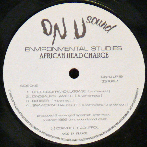African Head Charge : Environmental Studies (LP, Album)