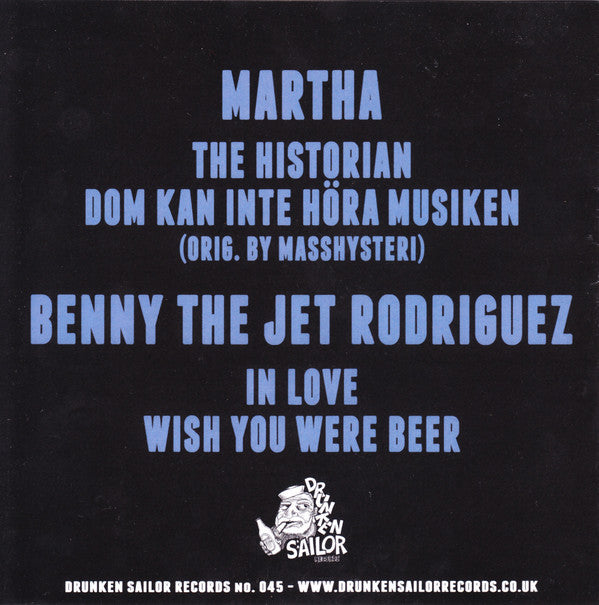 Martha (13) / Benny The Jet Rodriguez : Martha / Benny The Jet Rodriguez (7", RP, Yel)