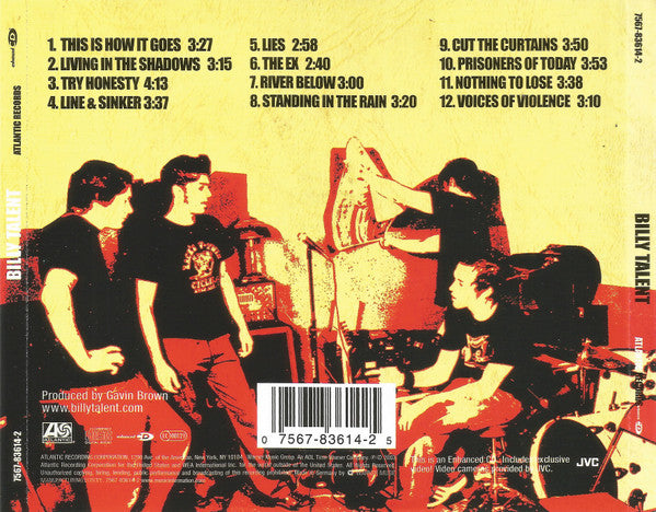 Billy Talent : Billy Talent (CD, Album, Enh)