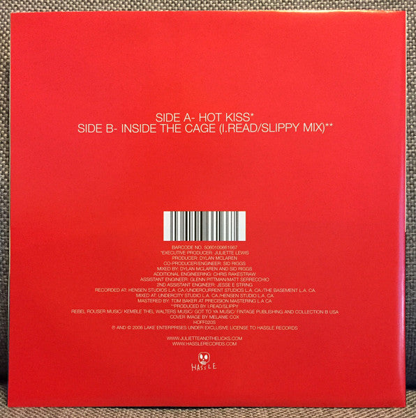 Juliette & The Licks : Hot Kiss (7", Single, Pos)