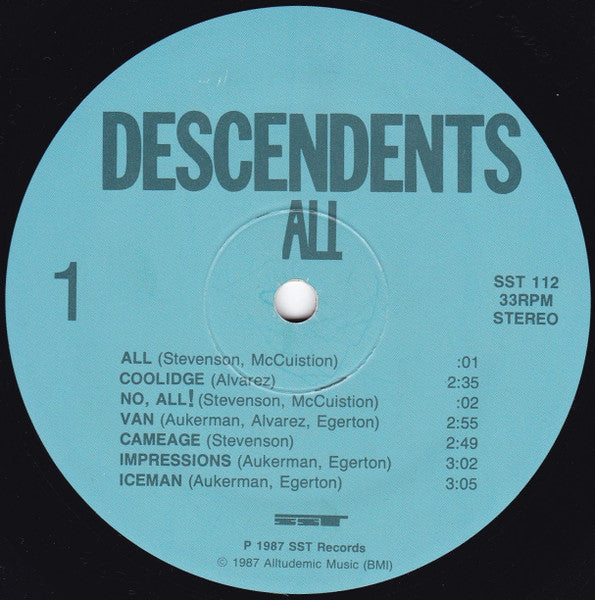 Descendents : All (LP, Album)