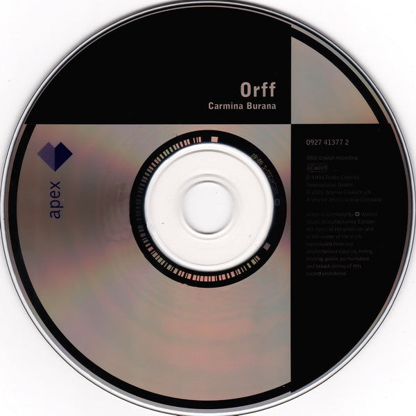 Orff* : Carmina Burana (CD, Album)