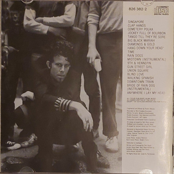 Tom Waits : Rain Dogs (CD, Album, RE, RP)