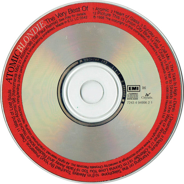 Blondie : Atomic (The Very Best Of) (CD, Comp)