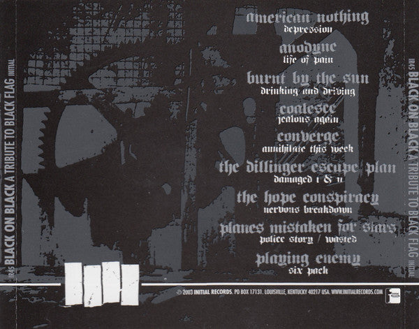 Various : Black On Black (A Tribute To Black Flag) (CD, Comp)