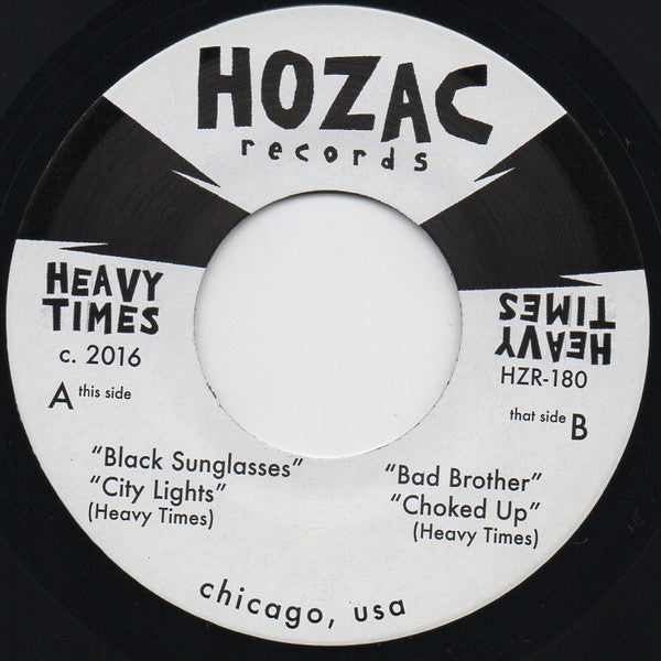 Heavy Times : Black Sunglasses (7", EP)