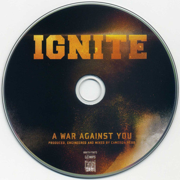 Ignite : A War Against You (CD, Album)