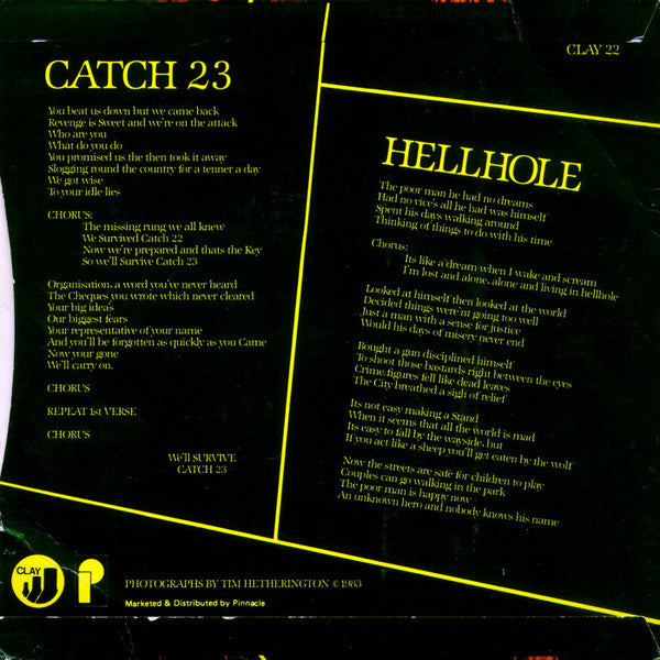 Charged G.B.H* : Catch 23 / Hellhole (7", Single)